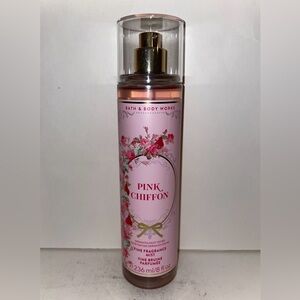 Bath & Body Works Pink Chiffon Fine Fragrance Mist 8oz Discontinued New